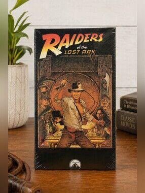 FACTORY SEALED Raiders Of The Lost Ark VHS Tape Ex Cond Watermark Gradeable Rare